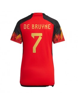 Billige Belgia Kevin De Bruyne #7 Hjemmedrakt Dame VM 2022 Kortermet